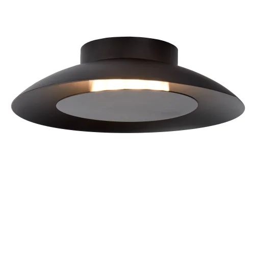 Светильник потолочный LED Foskal 79177/06/30 Lucide чёрный 1 лампа, основание чёрное в стиле современный  фото 3